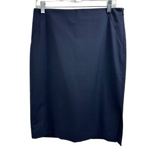 Ann Taylor Petite Lightweight Black Pencil Skirt, NWT, 10P